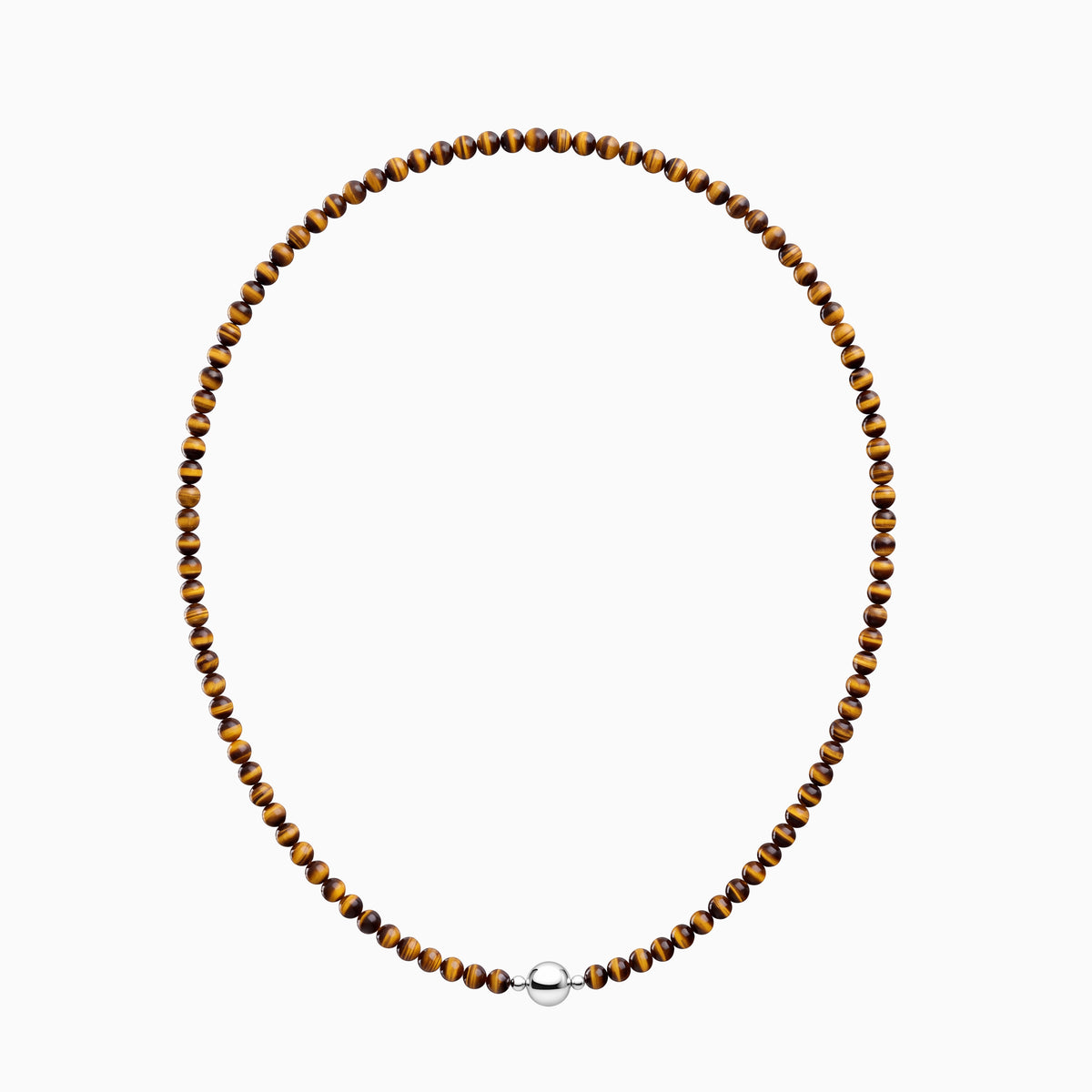 Tiger’s Eye necklace, full necklace view