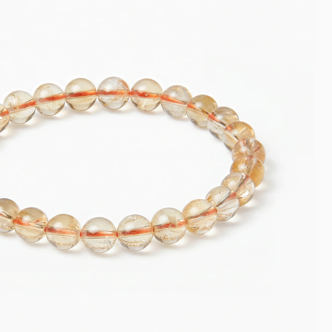 The Citrine Strand — Solar Convergence, bracelet detail view BE.
