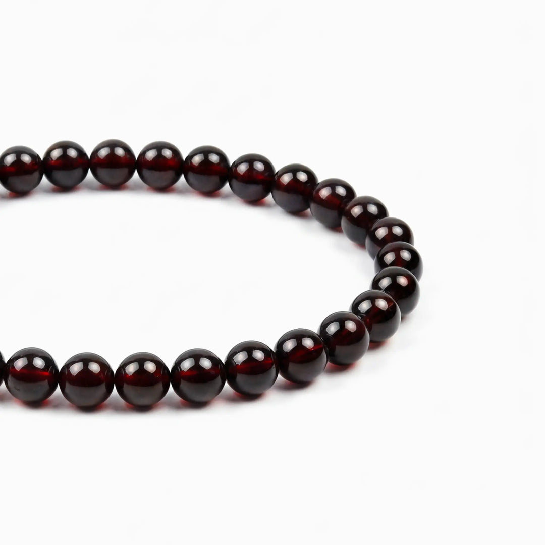 The Garnet Strand — Terrestrial Gravity, bracelet detail view BE.