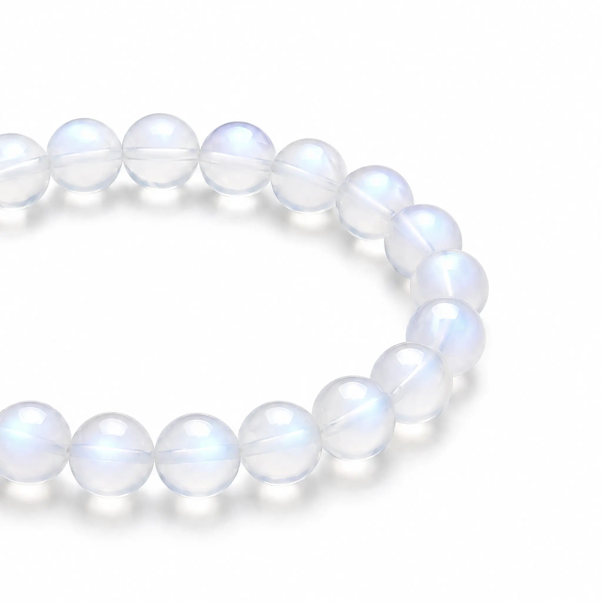 The Moonstone Strand — Luminous Phenomenon, bracelet detail view BE.