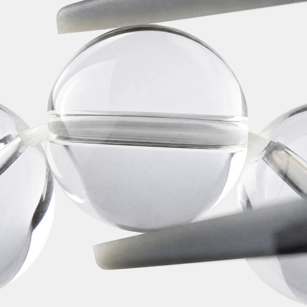 The Clear Quartz Strand Bracelet — Absolute Clarity, PDP close-up detail image 2.