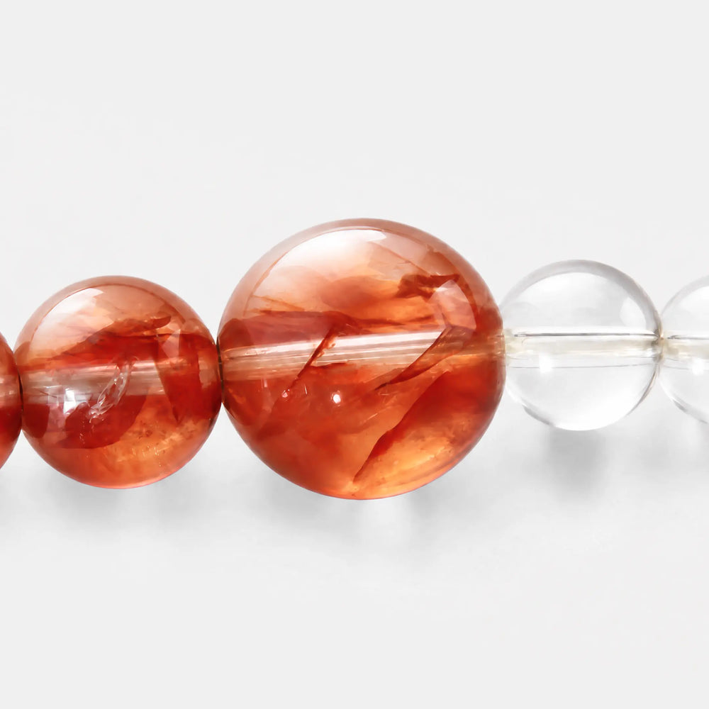 The Hematoid Quartz Double-Strand Bracelet — Terrestrial, PDP close-up detail image 1.