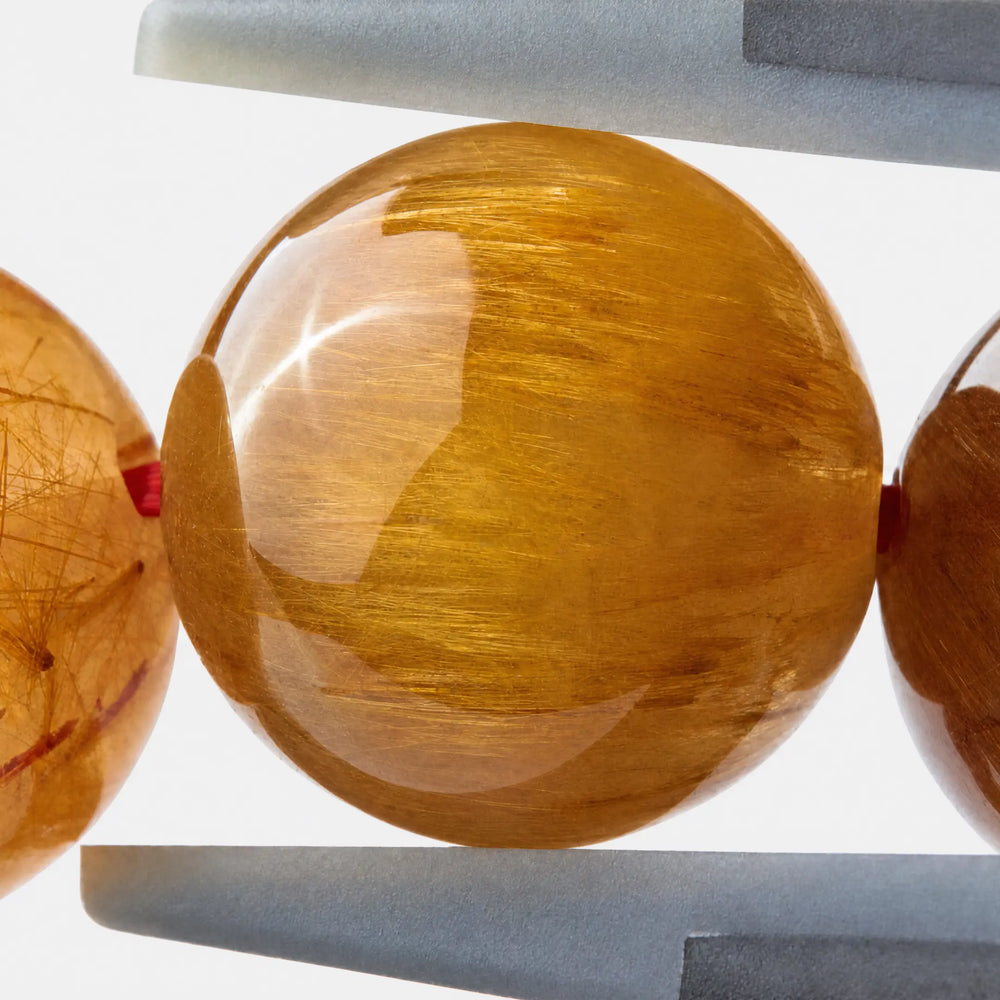 The Rutilated Quartz Bracelet — Multicolor, PDP close-up detail image 2.