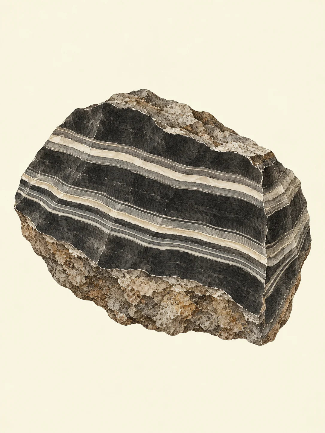 Onyx mineral illustration