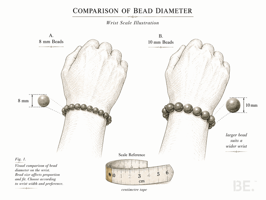 Dark, neutral crystal bead bracelets for men — gold sheen obsidian, smoky quartz and kyanite