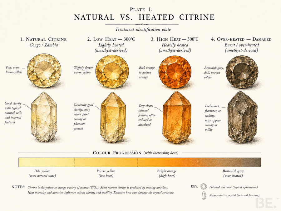 Natural Vs Heated Citrine