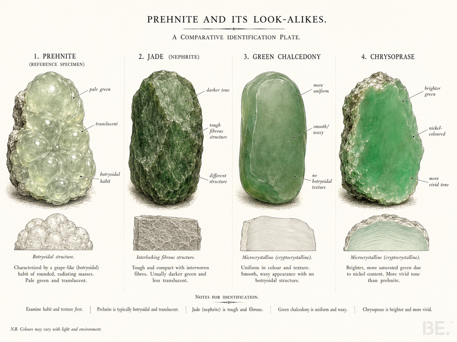 Prehnite First To Arrive Last To Be Noticed