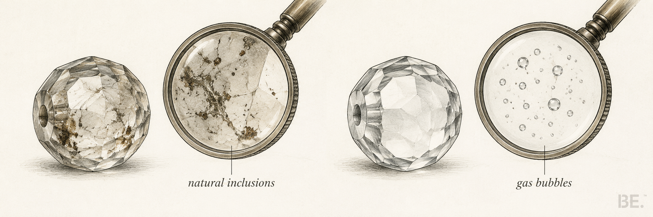 Real vs fake crystals — how to spot imitations and synthetic stones