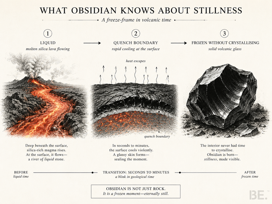 What Obsidian Knows About Stillness