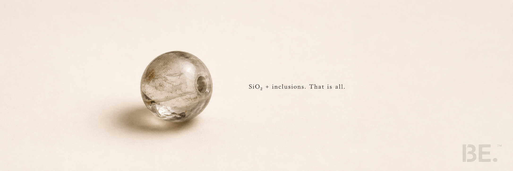 You do not need a crystal to fix you — anti-metaphysical stance illustration