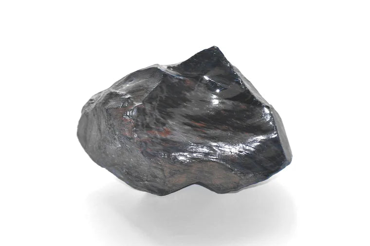 Black obsidian mineral reference image