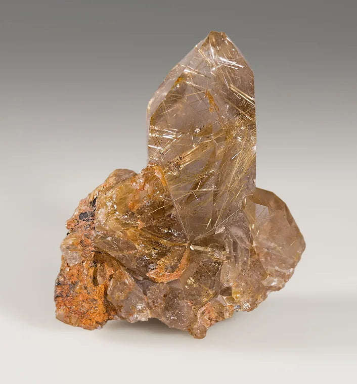 Rutilated Quartz mineral reference image