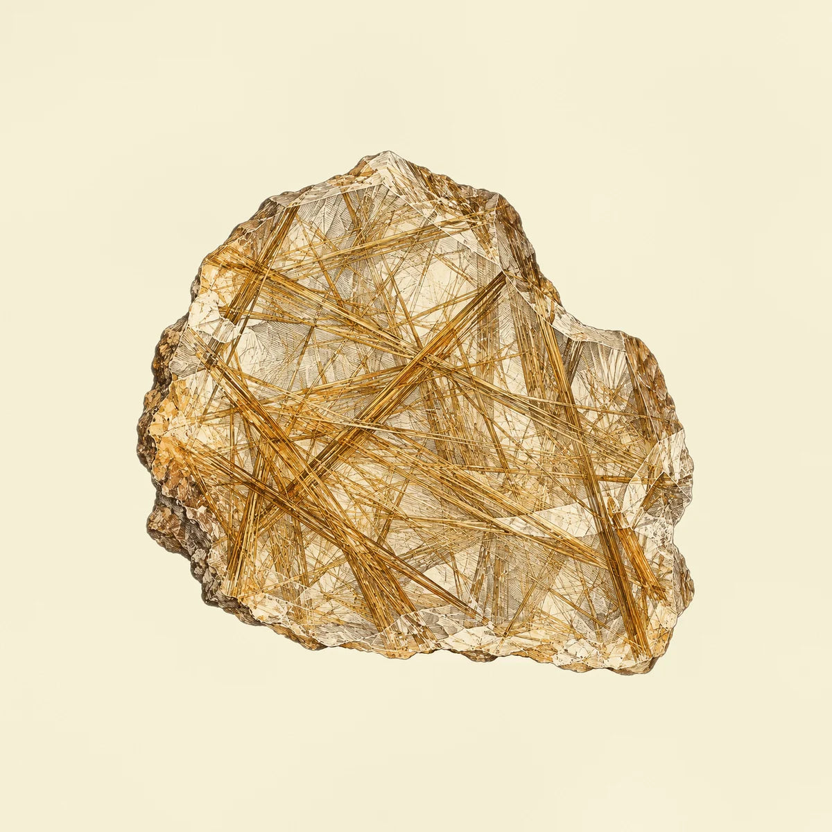 Golden Rutilated Quartz