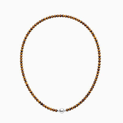 Tiger’s Eye necklace, full necklace view