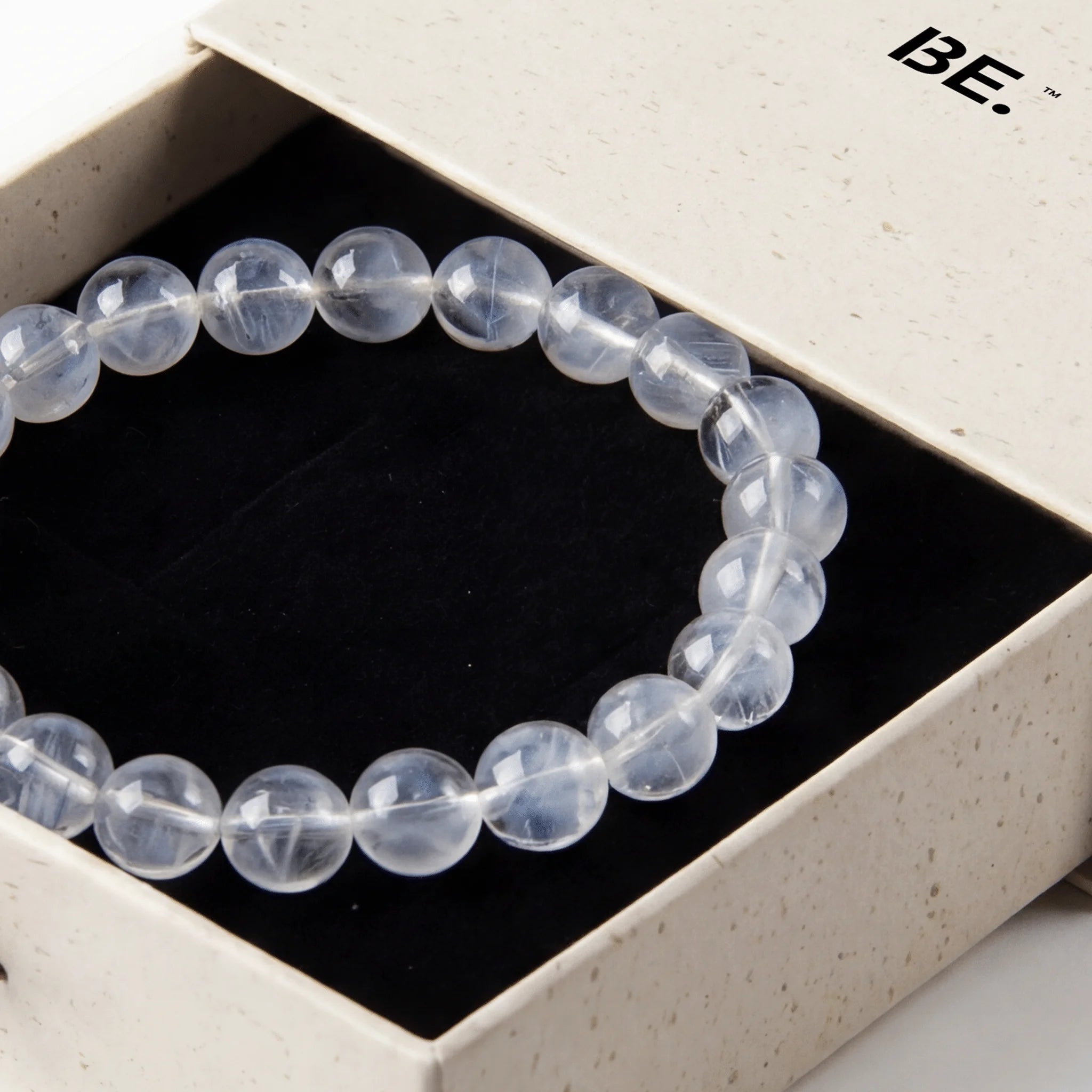 The Blue Needle Strand — Optical Architecture, bracelet detail view BE.