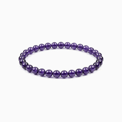 The 6mm Bolivian Amethyst Strand Bracelet