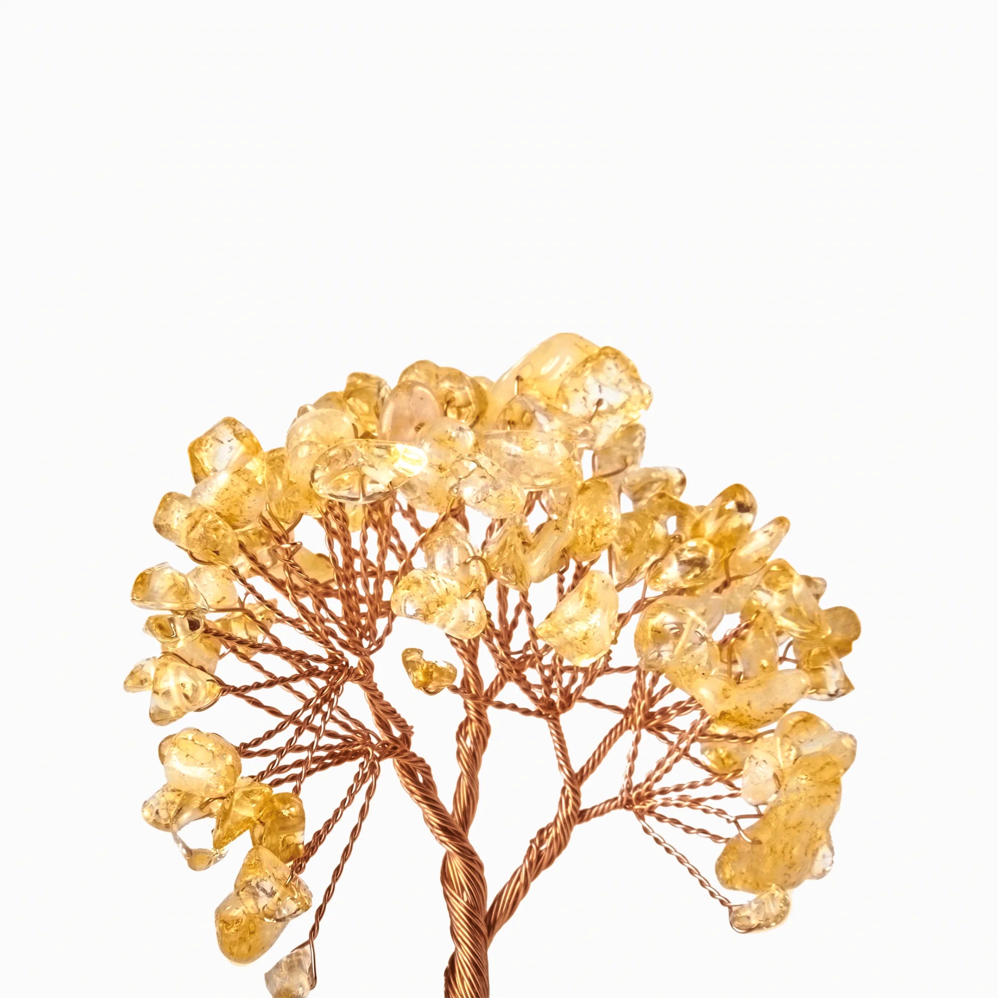 The Citrine Arbor Structure, crystal tree product photography BE.