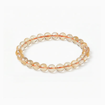 The Citrine Strand — Solar Convergence, bracelet on white background BE.