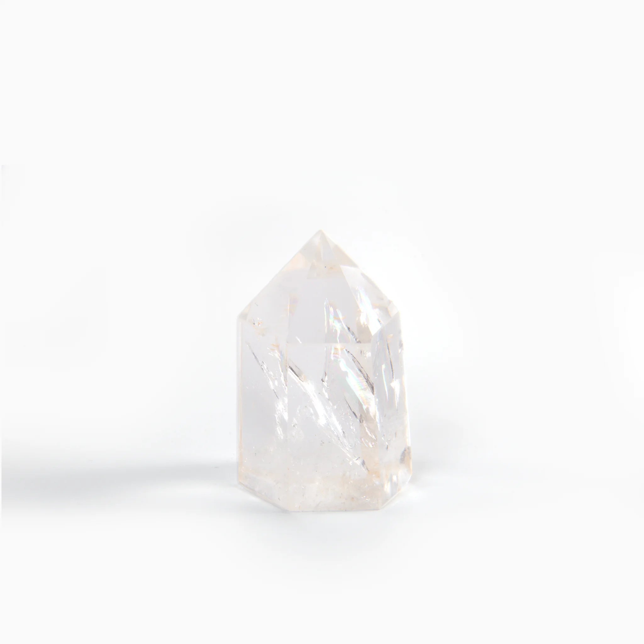 The Clear Quartz Point — Single-Terminated, crystal point product photography BE.