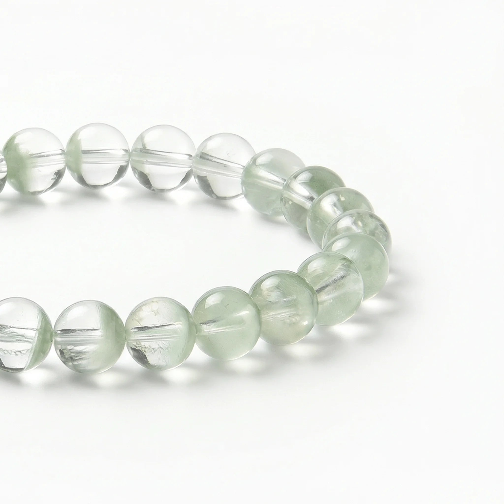 The Emerald Phantom Strand — Geological Archive, bracelet detail view BE.