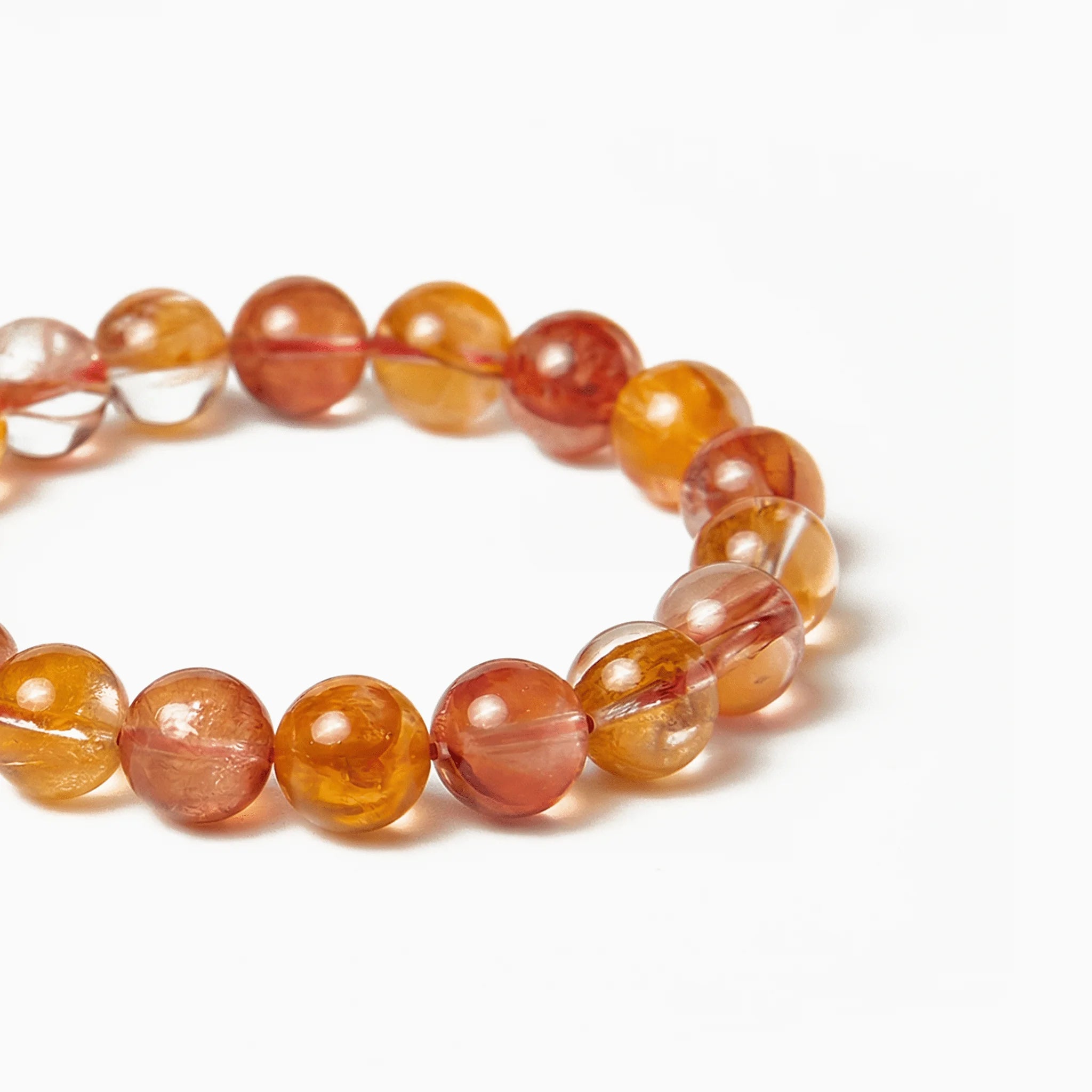 The Hematoid Strand — Iron Pigment, bracelet detail view BE.