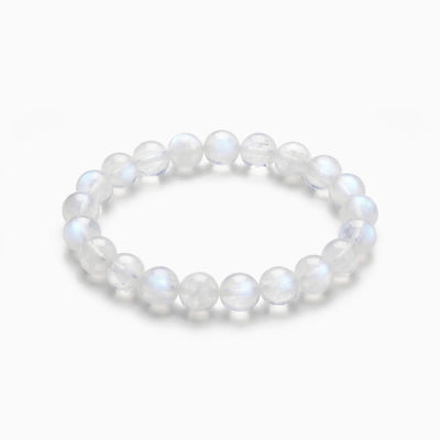 The Moonstone Strand — Luminous Phenomenon, bracelet on white background BE.