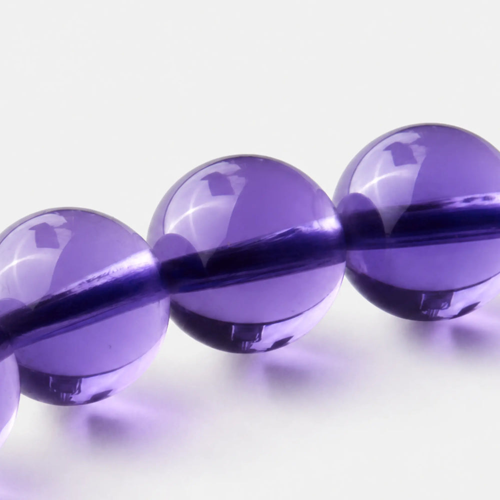 The Bolivian Amethyst Strand Bracelet — Bolivian Depth, PDP close-up detail image 1.