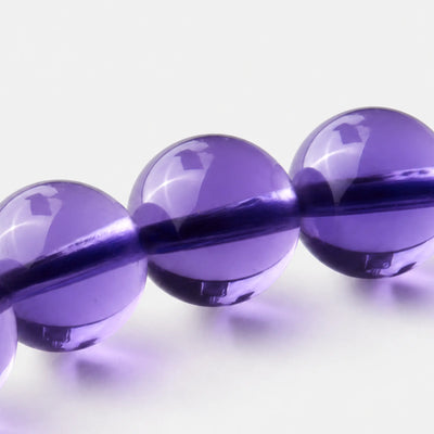 Bolivian Amethyst Bracelet close-up — deep violet colour zoning, BE.