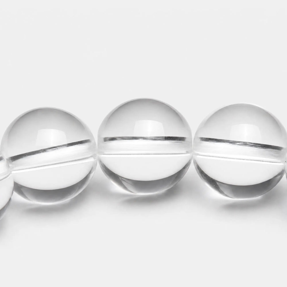 The Clear Quartz Strand Bracelet — Absolute Clarity, PDP close-up detail image 1.