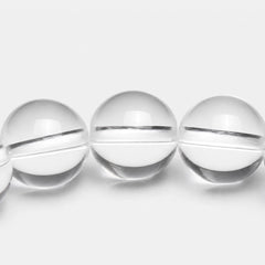 The Clear Quartz Strand Bracelet — Absolute Clarity, PDP close-up detail image 1.