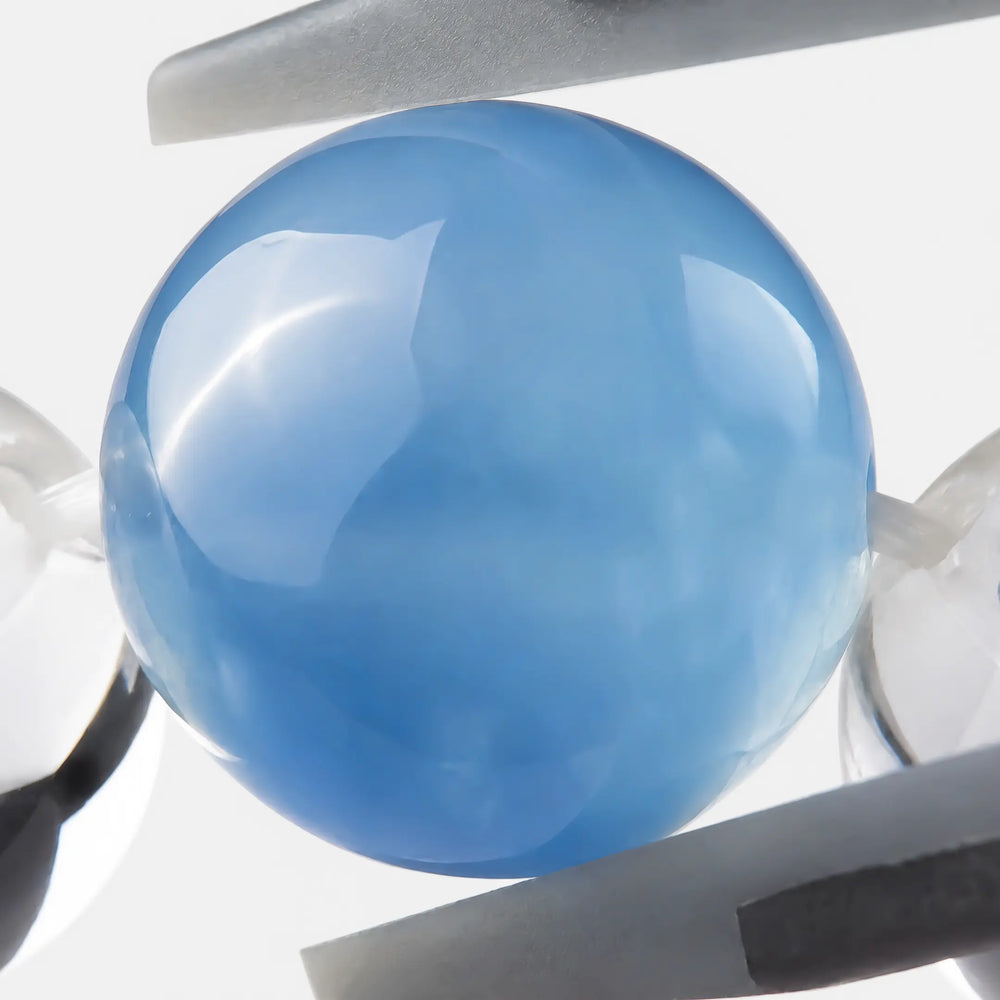 The Clear Quartz & Aquamarine Bracelet — Oceanic Clarity, PDP close-up detail image 2.