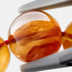 The Hematoid Quartz Strand Bracelet — Iron Pigment, PDP close-up detail image 2.