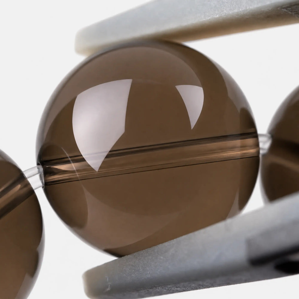 The Smoky Quartz Strand Bracelet — Terrestrial Shadow, PDP close-up detail image 2.