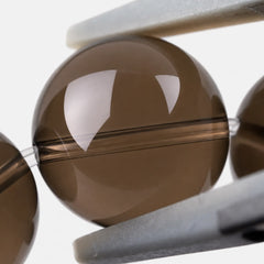 The Smoky Quartz Strand Bracelet — Terrestrial Shadow, PDP close-up detail image 2.