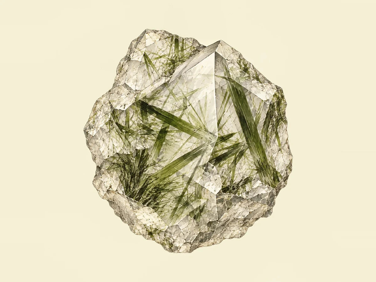 Green Rutilated Quartz